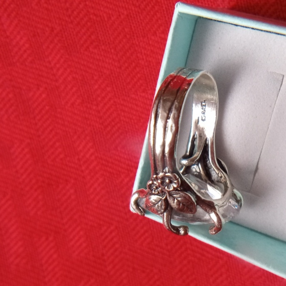 925 Silver Elegant Statement Women's Ring - image 4